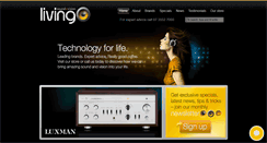 Desktop Screenshot of livingsound.com.au